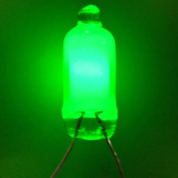 Green Neon Lamp